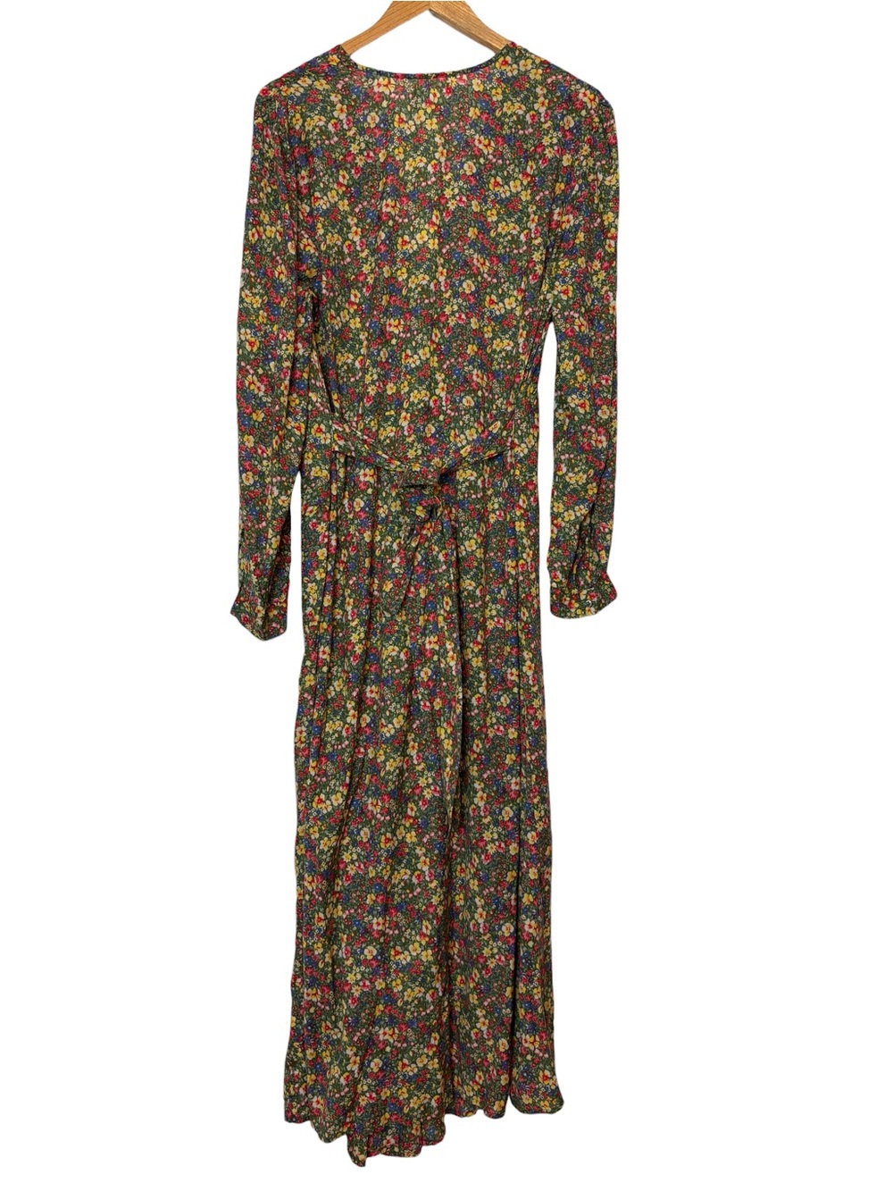 Doen Charleston Dress Long Green Valley Floral Long Sleeve XXL NWT - Picture 8 of 15